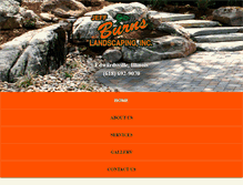 Tablet Screenshot of jeffburnslandscaping.com